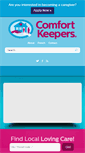 Mobile Screenshot of comfortkeepers.ca